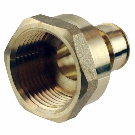 3/4 In. Brass PEX-A Expansion Barb X 1 In. FNPT Female Adapter